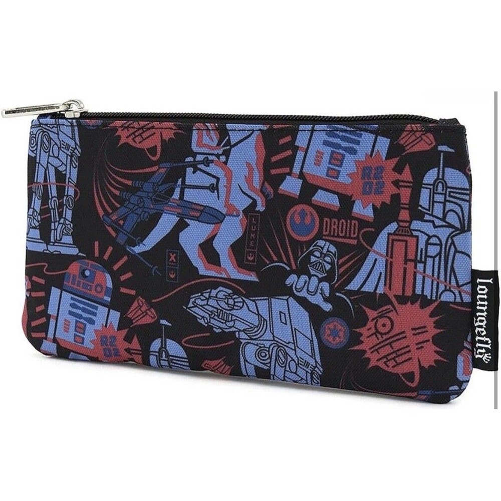 Loungefly Star Wars Empire Strikes Back 40TH Anniversary Zipper Pouch Bag NWOT
